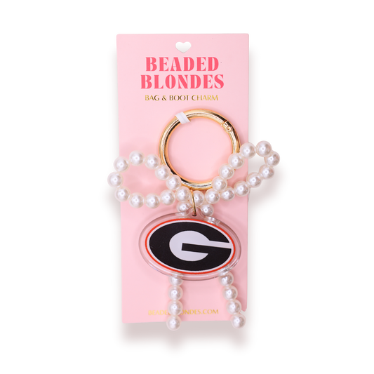 Ga Pearl Bag and Boot Charm