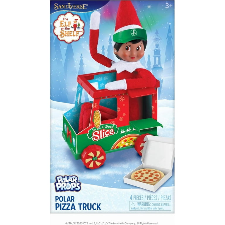 The Elf on the Shelf - Polar Props: Polar Pizza Truck