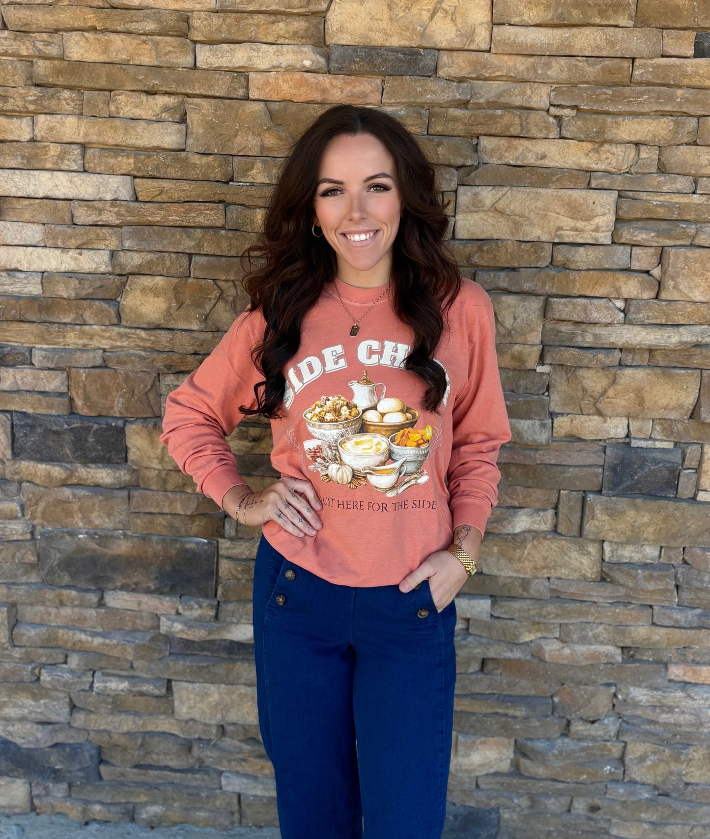 The Side Chick Long Sleeve T-Shirt