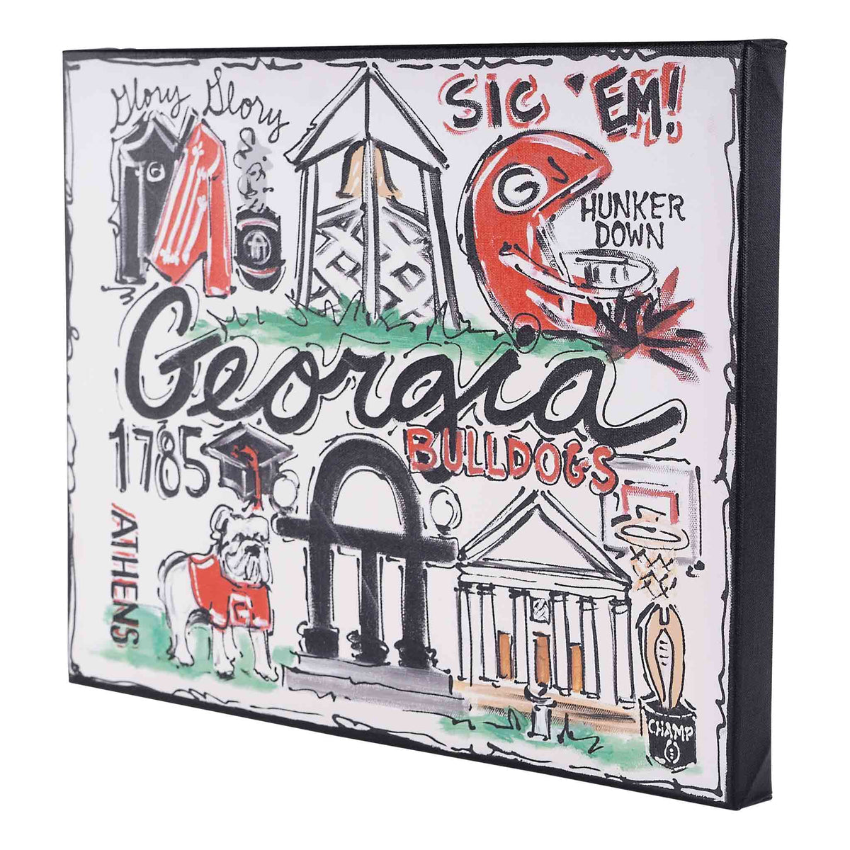 UGA Landmark Canvas