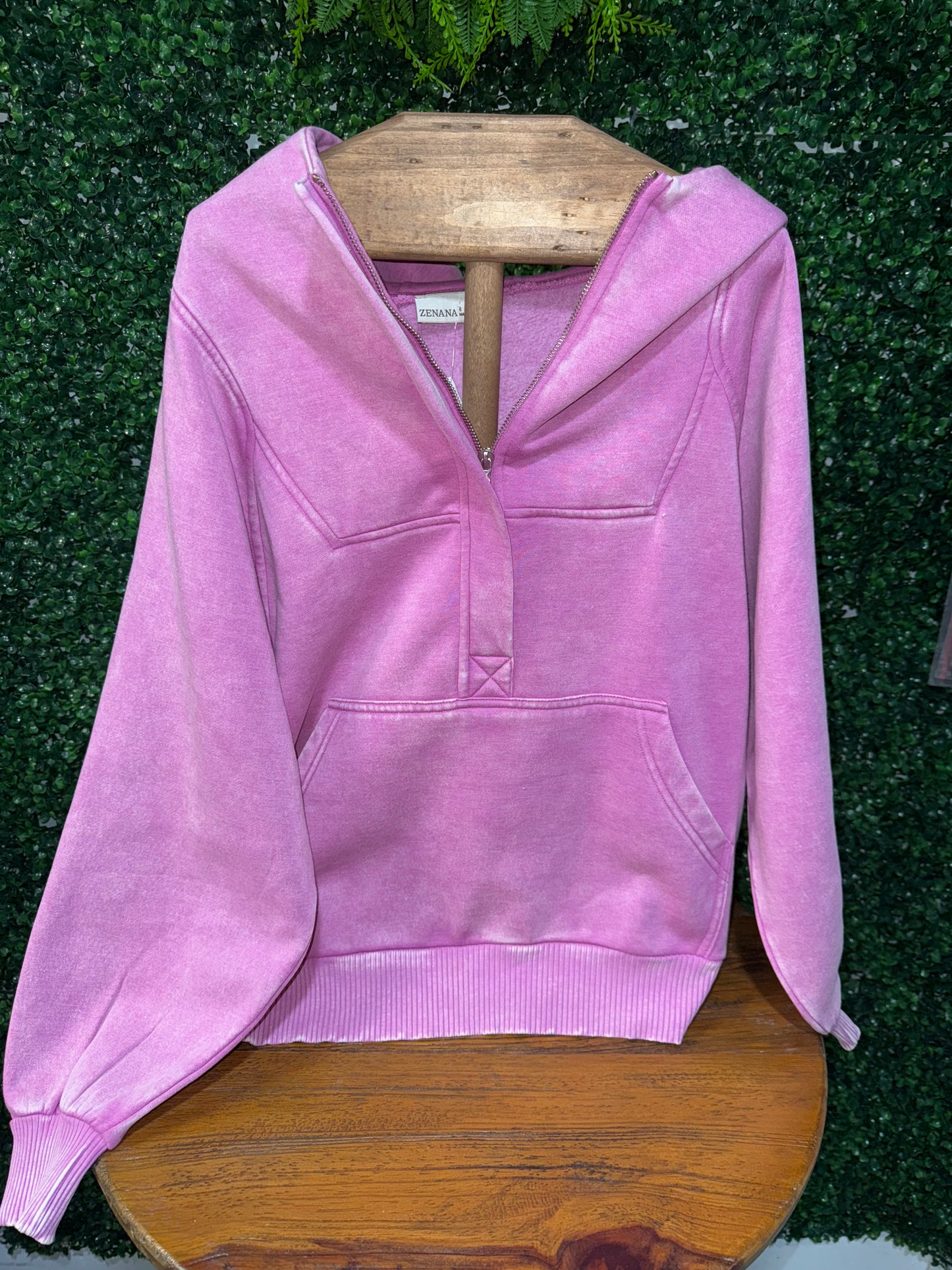 Sugar Plum Half-Zip Hoodie