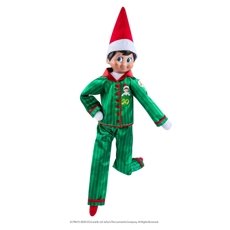 The Elf on the Shelf 20th Anniversary Scout Elf – Boy with Blue Eyes, Posable Christmas Elf and Storybook