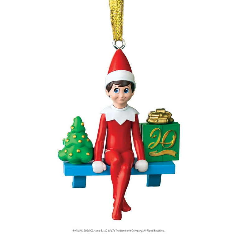 The Elf on the Shelf 20th Anniversary Scout Elf – Boy with Blue Eyes, Posable Christmas Elf and Storybook