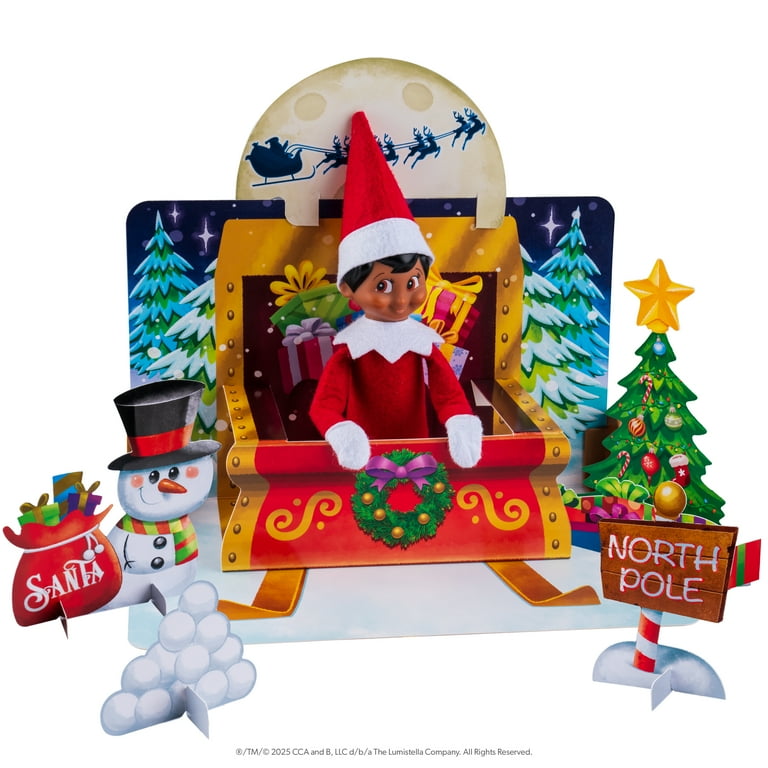 The Elf on the Shelf Polar Props Insta-Moment Pop-Up Scenes – 3-Pack