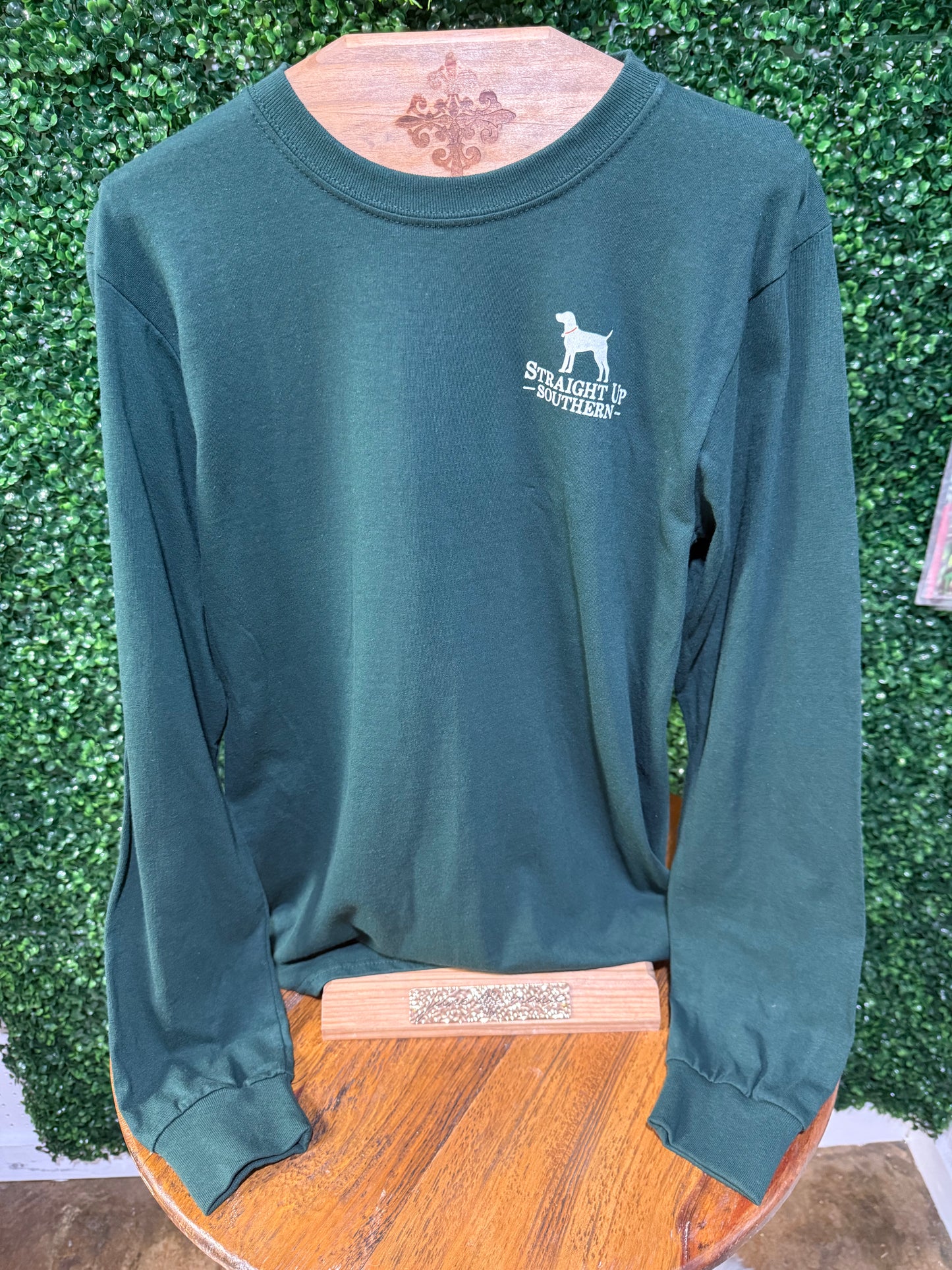 Straight Up Southern Camo Dog Long-sleeve