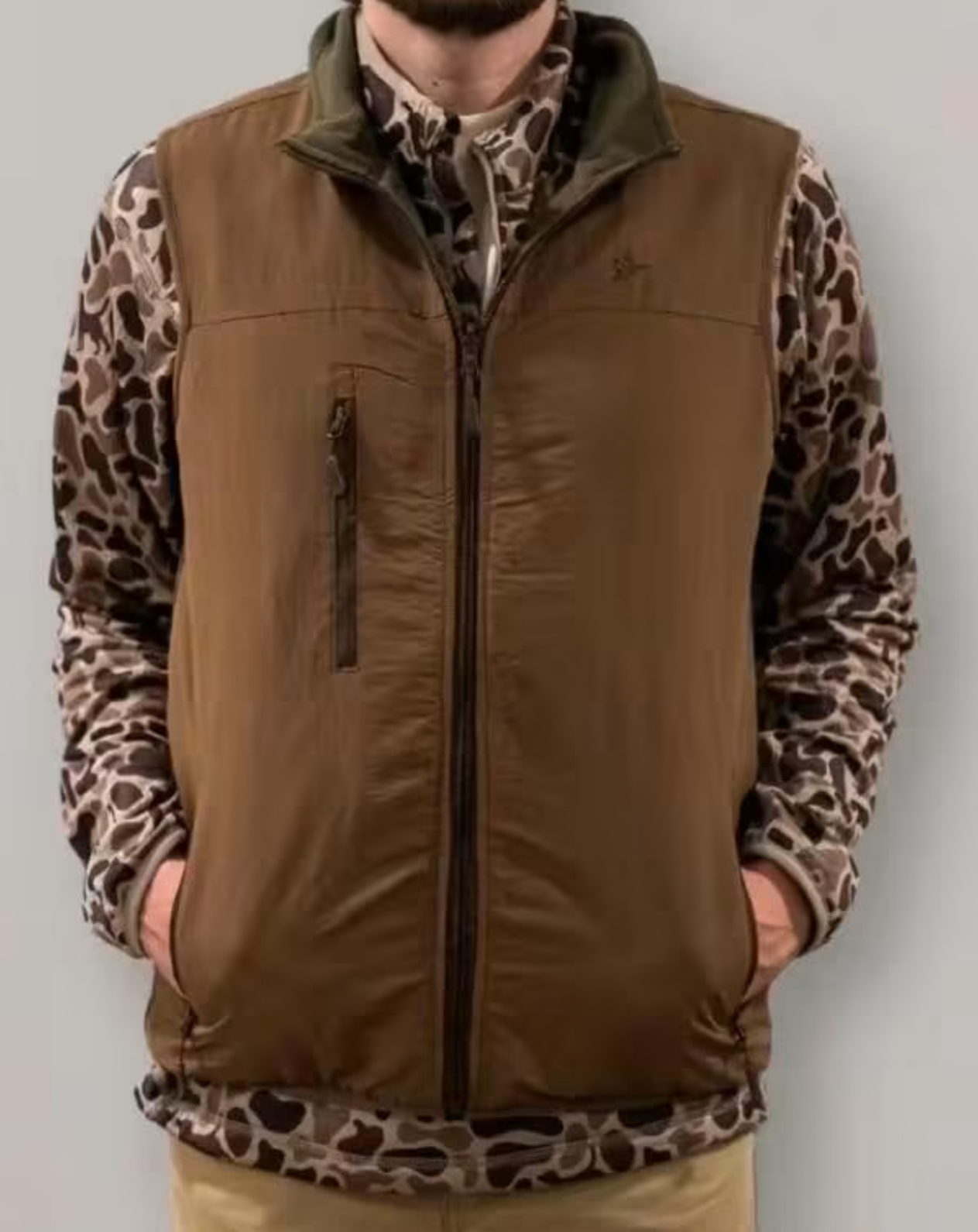 Combat Waterfowl Flyaway Reversible Fleece Vest