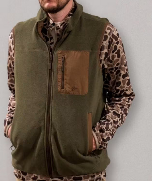 Combat Waterfowl Flyaway Reversible Fleece Vest