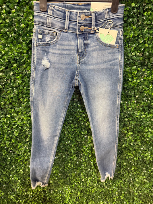 Youth High Rise Ankle Skinny Kancan Jeans