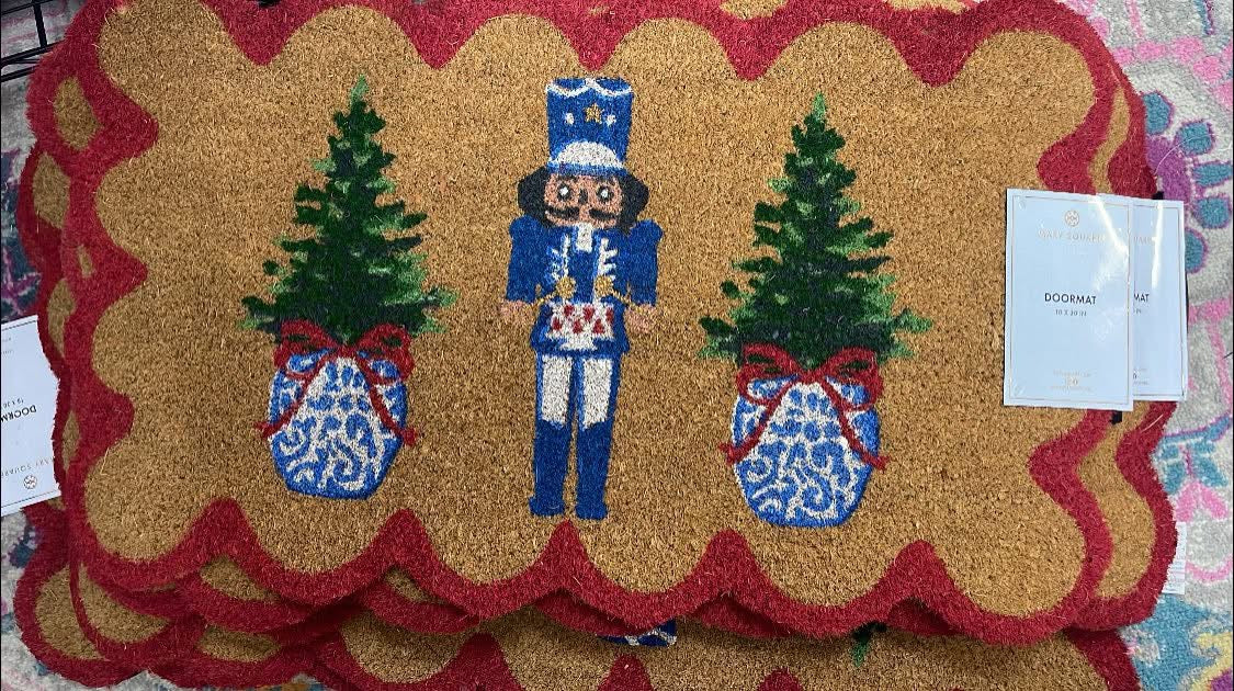 Merry Marchers Door Mat