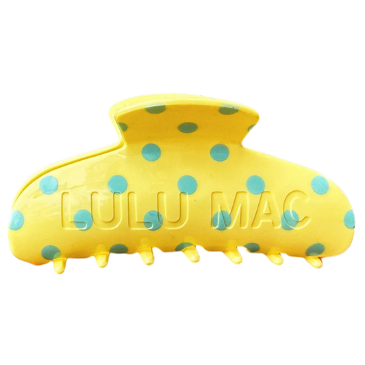 Yellow and Blue Lulu Mac Hair Clip