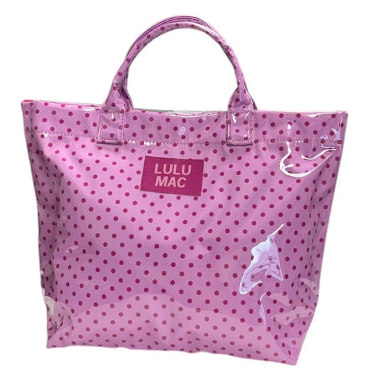 Pink Polkadot Tote Bag