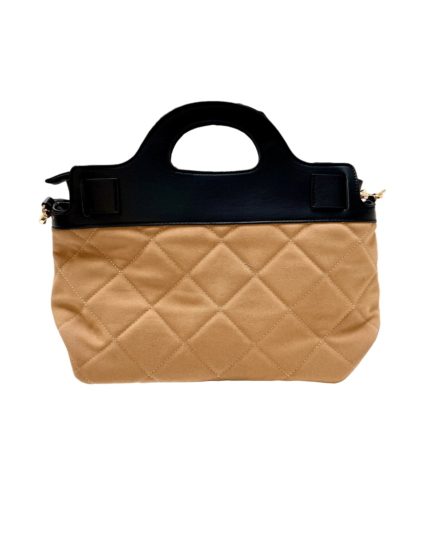 Savannah Handbag Latte Black Caroline Hill