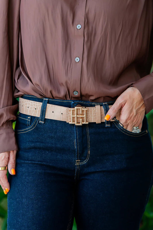 Bridgette Belt Woven by Caroline Hill | Tan